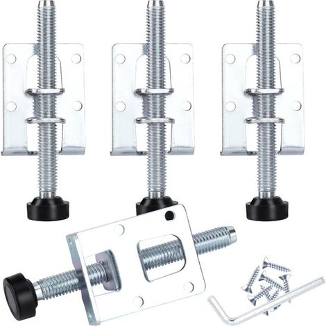 Set mit 100 M6 x 40 mm Möbelverbindern inklusive Schraubdübeln Abdeckring und Exzenter 147 mm zum Teilen von Möbeln inkl Exzenterverbinder für (1/5)