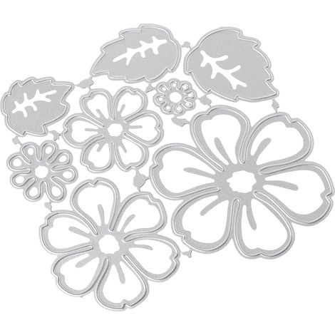 Matrices Gaufrage pour Fleurs de Scrapbooking en Carbone Acier Découpe Embossage et Création Cartes Photo (1/5)