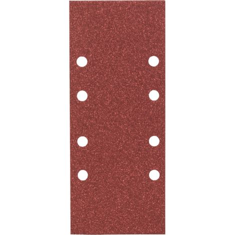 Set di dischi per levigatrice orbitale, con 8 fori, 93 x 230 mm, grana K 80, confezione da 25 pezzi