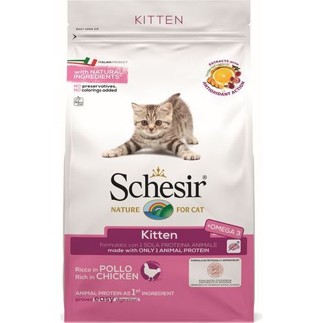 Schesir Cat Kitten Pollo - Schesir Cat Kitten Pollo - Sacco Da 400 Gr