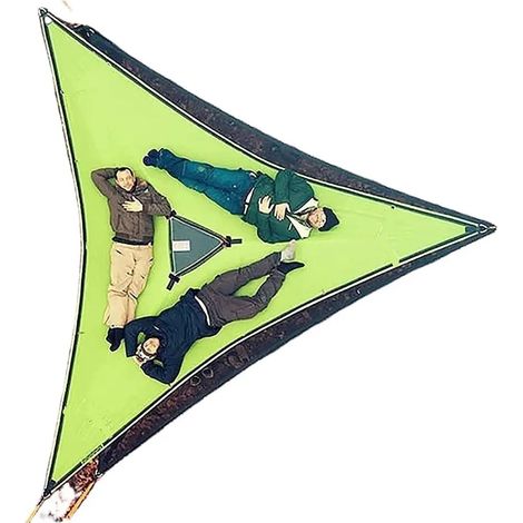 Hamac gant de camping 280 cm vert (1/5)