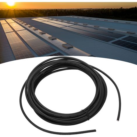 Verzinntes Kupfer-Photovoltaikkabel, schwarz, 6 mm², 50 m (1/5)