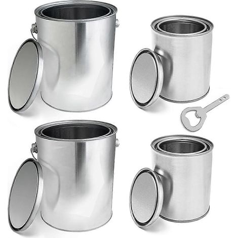 Seau de rangement pour peinture, sans doublure, idéal pour les loisirs créatifs et le bricolage. (1/5)
