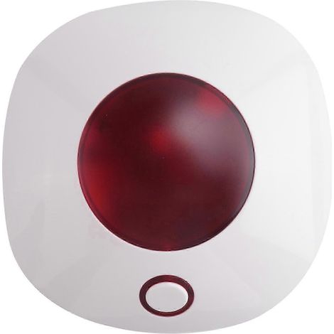 Sirène d'alarme intelligente TUYA 110 dB avec son et lumière, Wi-Fi, système de sécurité et de protection pour la maison, prise américaine unique WHBYV (1/4)