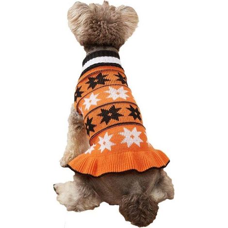 Vêtements chauds pour animaux de compagnie, pull pour petit chien, vêtements d'halloween pour animaux de compagnie（XS）