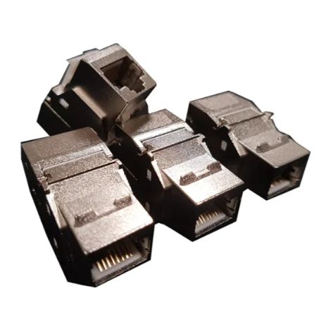 Cofrelec 4RJ45C6NU Jeu de 4 connecteurs RJ45 Câblées - Catégorie C6A