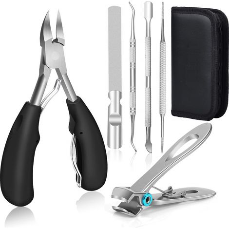 Tagliaunghie e rifinitore per gatti, tagliaunghie professionale per gatti, tagliaunghie per unghie spesse incarnite, tagliaunghie per unghie incarnite o forbici per unghie, kit per manicure e pedicure