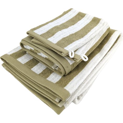 Parure de bain EFFICIENCE STRIPES 4 pièces