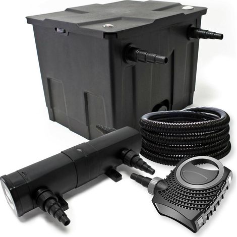 Kit de filtration biologique uvc 24w bassin 12000 L max + tuyau