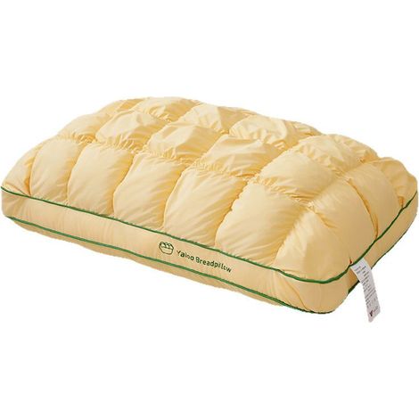 Oreiller en forme de petit pain ananas 100 % coton, pour la maison, soutien cervical pour adulte, favorisant le sommeil, garni de microfibres, structure en maille ajourée épousant la courbe de la tête (1/5)