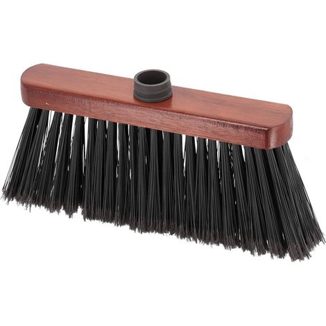 Testa di scopa per interni lunga 29 cm telaio in fibra di pino tinto - mogano nero - Tendance (1/3)