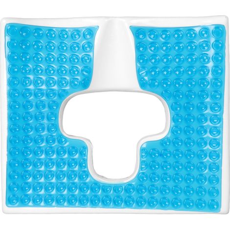 Coussin Anti-Escarre Respirant en Fibre avec Ouverture en T et Design Triangulaire (1/5)