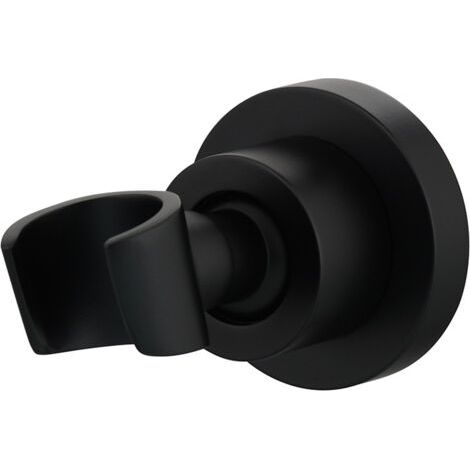 Sollbry Support de Pommeau de Douche Support Douche Noir en Acier Inoxydable  de Douche Support Douchette à Main Universel Support de Douche Réglable à 360°，557.8cm