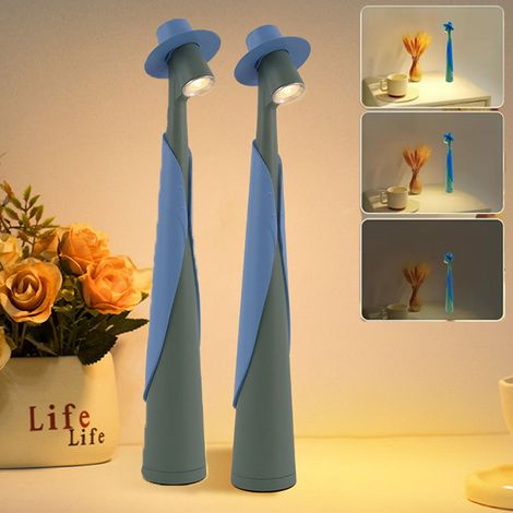 Lampe de Jardin LED Sans Fil - Rechargeable Portable Intensités Luminaire Décoratif pour Terrasse & Intérieur 2X 3 (1/5)