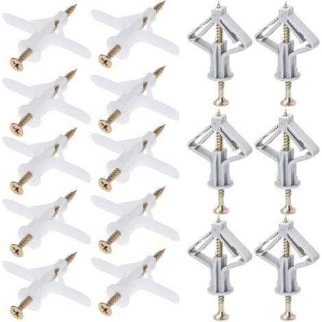 100 pcs Hollow body dowels m8 Set, Drywall dowels, Plaster dowels, Expansion dowels, Plaster hollow body dowels, Plasterboard expansion dowels (1/5)