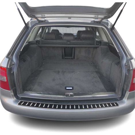 Protection seuil de Pare-Chocs pour Audi A6 4B Break 1997-2005 Folie de Carbone (1/5)
