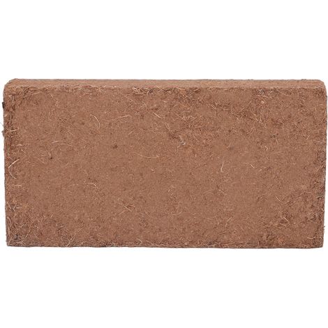 Brique de fibre de coco compressée, terreau biologique pour la plantation de légumes et de fleurs