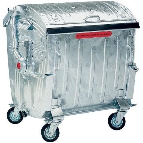Contenedor de residuos de acero DIN EN 840-5/-6 capacidad (1/2)