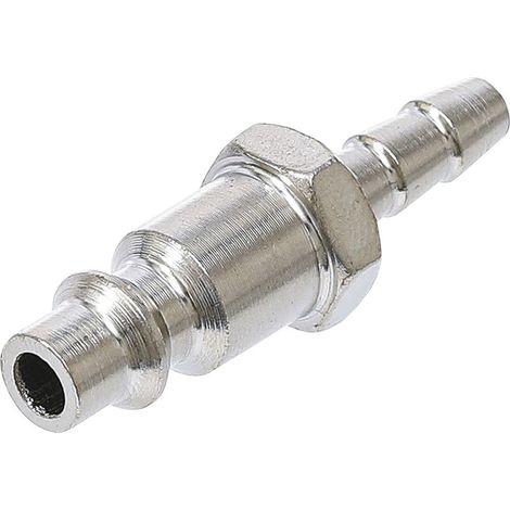1 - Schnellkupplung - Schlauchverbinder - Druckluftwerkzeugadapter - 6 mm flexibler Anschluss für die mechanische Werkstatt Schwarz