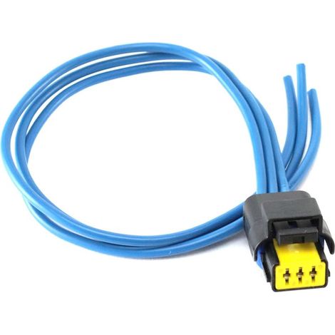 Partsline Steckerbaum für Drucksensor, kompatibel mit BERLINGO C3 C4 C5 DS3 JUMPY II XSARA PICASSO FIESTA V FOCUS II MONDEO 206 207 307 308 PARTNER - 1920GW 9654592680 (1/5)