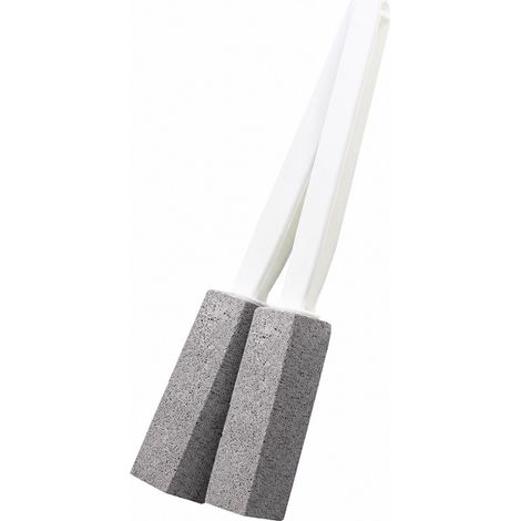 Brosses pierre ponce WC, lot de 2, long manche, pour nettoyage salle de bain cuisine (1/5)