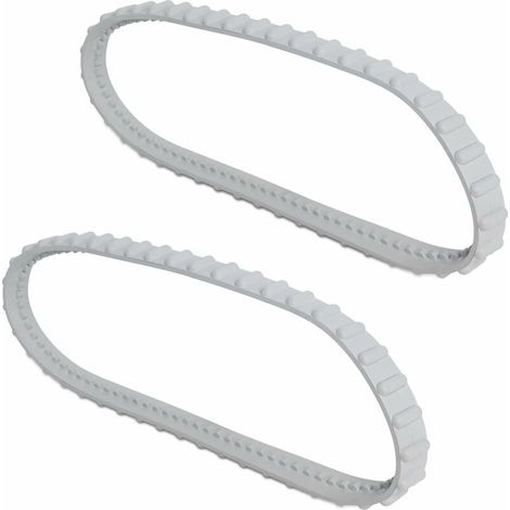 Courroies d'entraînement en caoutchouc de précision pour Hayward Aquavac Tiger Shark Plus, QC SharkVac, nettoyeur piscine, lot de 2, compatible remplacement. (1/5)