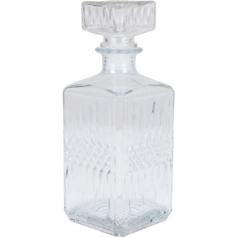 Whiskykaraffe aus Glas 850ml Whisky Whiskey Cognac Likör Karaffe Dekanter (1/3)