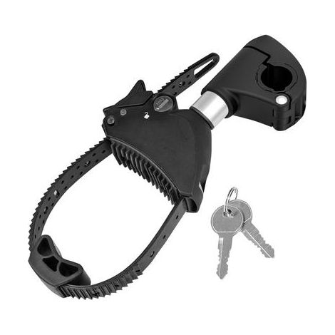 Eufab Soporte de Bicicleta Fijo para Cuadro, Desmontable Negro Plateado