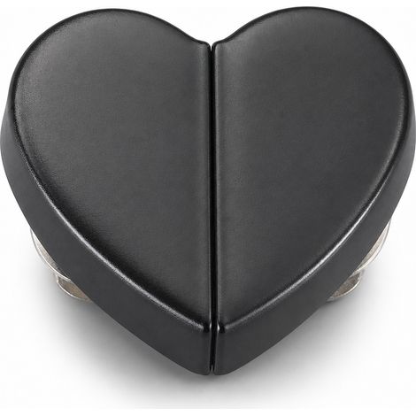 Attache rideau magnétique noir en lot de 2 pour salon chambre (1/5)