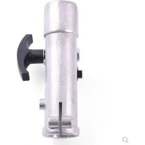 Raccord rapide pour outil sur perche – 9 dents – Aluminium – Pour scie à branches hautes et débroussailleuse – Ø 26 mm (1/3)