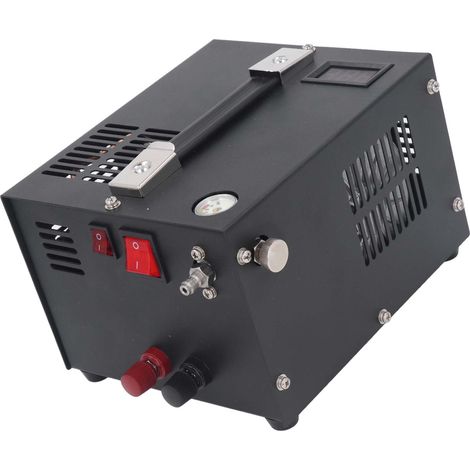 Compresseur d'air PCP 4500PSI, pompe haute pression avec convertisseur intégré, prise UE 220V pour voiture et gonflage. (1/5)