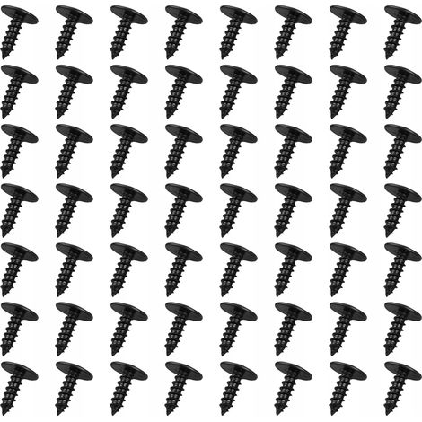 Packung mit 50 Torx-Stoßstangenschrauben, kompatibel mit Volkswagen und Audi – Schraubendurchmesser: 4,2 mm, Kopfdurchmesser: 14 mm, Höhe: 15,8 mm (1/5)