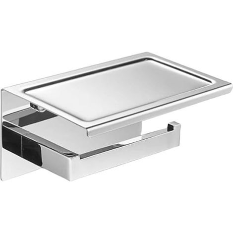 Ensemble de matériel de Salle de Bain en Acier Inoxydable chromé, Porte-Serviettes carré, Porte-Serviettes, Porte-Papier (1/5)