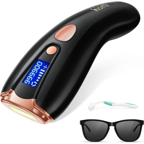 Épilateur Lumière Pulsée IPL, Dépilateur Laser Définitif Femme Homme, 999900 Flash, 5 Niveaux, 2 Modes, Épilation Indolore pour Visage Corps Jambes Bras Aisselles Bikini (1/5)