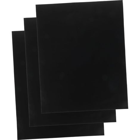 Tapis De Cuisson Antiadhésif Pour Four Et Grill Lot De 3 Feuilles Noir En Ptfe Résistant Haute Température Protection Fond De Four Pour Cuisson Et Pâtisserie'-'- (1/5)