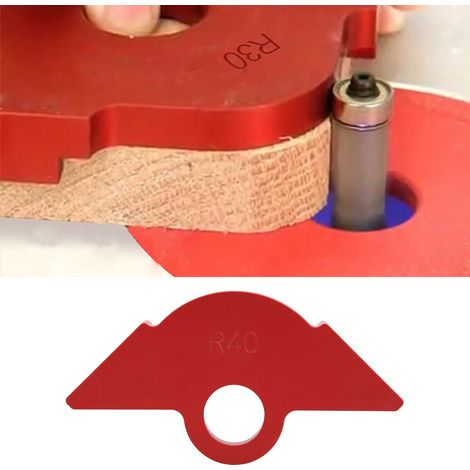 Gabarit d'angle pour panneaux de bois, machine de découpe, outil de menuiserie R40 (1/5)