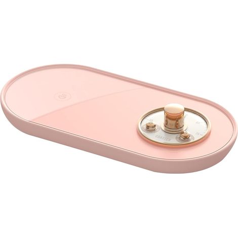Tasses Chauffe-Réchauffeur USB Smart Thermostatique Coaster 55 ℃ Chauffage Tapis de Tasse Coaster Café/Lait/Thé Chauffe(Rose) (1/5)