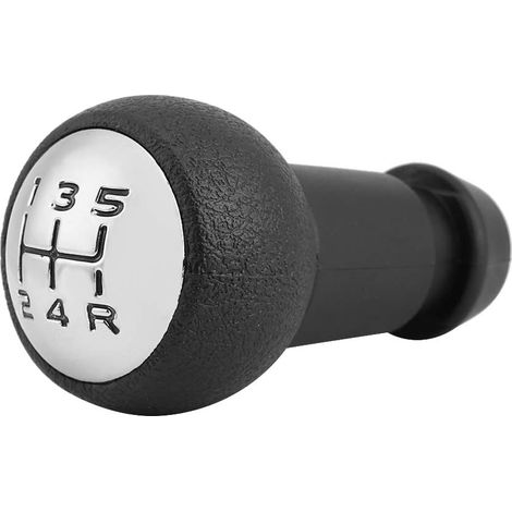 Pommeau de levier vitesse 5 vitesses – Compatible Peugeot 307, 308, 408, 2008, 206, 207, 208, 3008 (1/5)