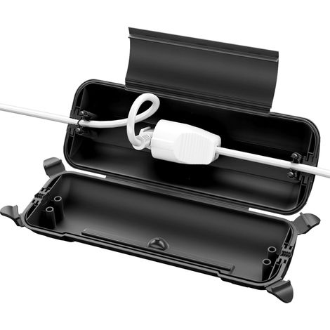 Boîte Électrique Étanche Boitier Etanche Electrique Exterieur IP44 (29x11x7,5cm) – Boîtier Extérieur pour Rallonges, Câbles, Décorations Vacances, Lumières Noël, Outils Électriques (1/5)