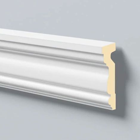 Türumrandung NMC MA14 DOMOSTYL Noel Marquet Fassadenstuck Fensterumrandung Fassadenprofil Modernes Design weiß 2 m (1/4)