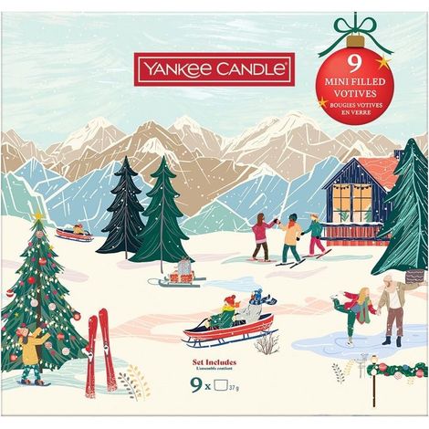 Yankee Candle - Coffret cadeau livre 9 mini bougies