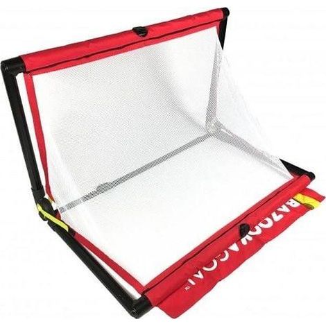 BazookaGoal Tragbares Fußballtor Rot 120x75 cm