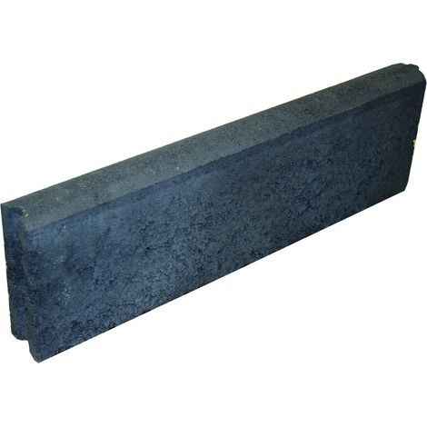 EHL Rasenkantenstein abgerundet 50 x 15 x 5 cm anthrazit