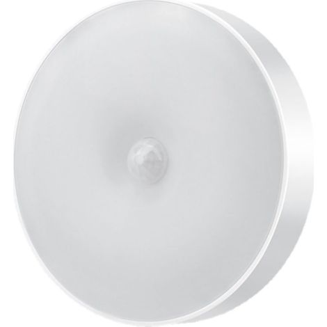 LED ronde lumière blanche chaude rechargeable par USB