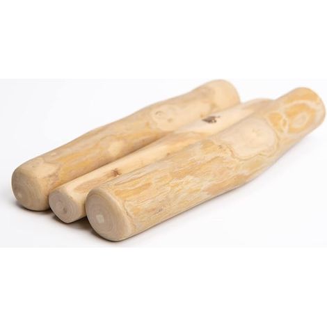 Bois de café pour chien - bâton de café robuste pour les soins dentaires et jouet de puzzle durable - Taille M, lot de 3 (1/3)
