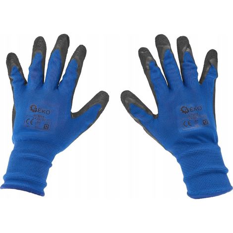 Gants de protection enduits taille 12 - bleu marine (12/240) (1/3)