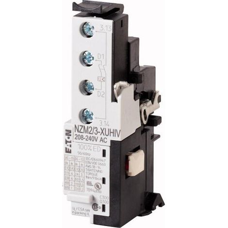 Déclencheur à manque de tension 48VAC +2N/O EATON NZM2/3-XUHIV48AC