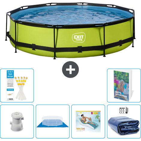 Exit Pool Rund - 360x76 cm - 7-teilig S345