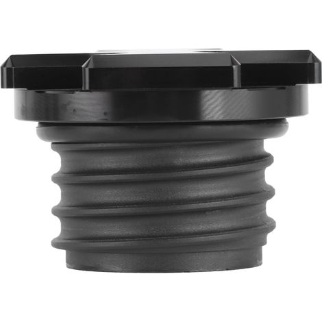 Bouchon de réservoir d'essence en aluminium noir, pièce de rechange pour moto, protection durable (1/5)