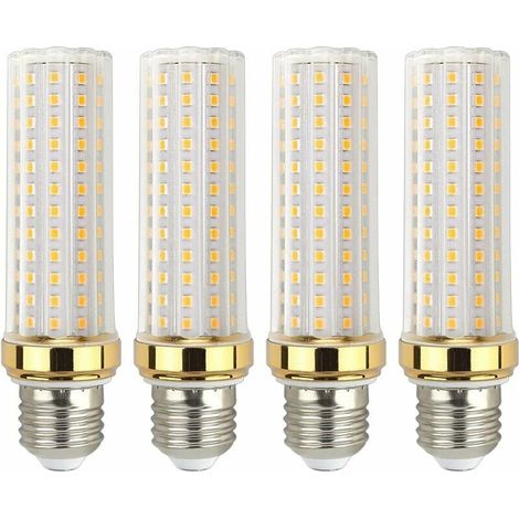 Ampoule LED E27 blanc chaud 20 W, équivalent à une lampe halogène E27 150 W, ampoule LED E27 blanc chaud pour garage/studio, lot de 4, (1/5)